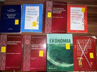 Predám učebnice, skriptá na VŠ