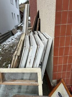 Darujem drevená okna - rôzne rozmery