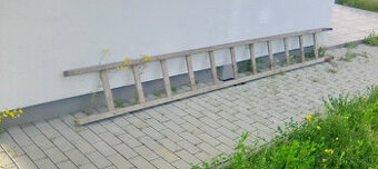 Rebrík drevený - silný 3,50 m