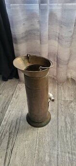 Starožitný mosadzný stojan na dáždniky