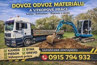 Odvoz-dovoz materiálu
