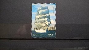 Poštové známky č.104 - Nórsko - plachetnica