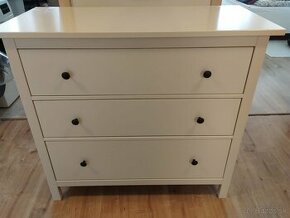 Komoda Hemnes biela 3 suflikova