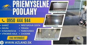 PRIEMYSELNÉ PODLAHY,KOMUNIKÁCIE,VJAZDY...