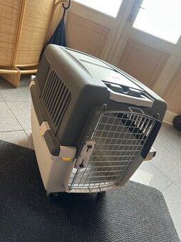 Nová veľká prepravka pre psa na kolieskach – nepoužitá