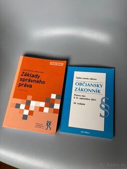 Základy správneho práva+ občiansky zákonník