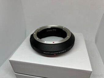 Redukcia z Canon EF na Fujifilm GFX