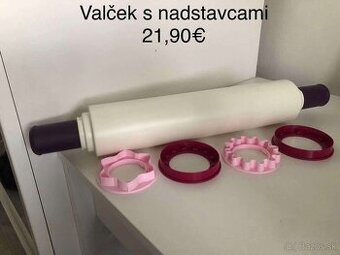 Valček s nádstavcami Tupperware
