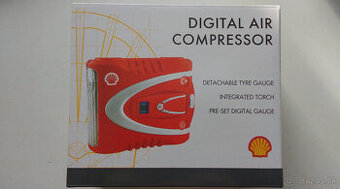 Auto-kompresor SHELL digitálny (max. tlak 100PSI/7bar) nový