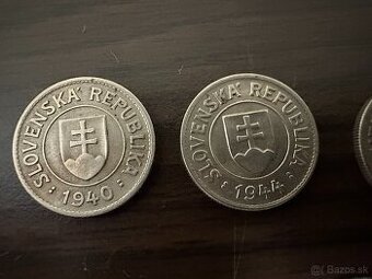 Slovenský Štát mince 1KS 1944 a rozne