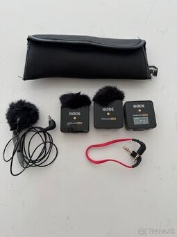 Rode Wireless GO II + klopák Rode Lavalier Go + MagClip