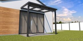 Hliníková pergola, prístrešok nad terasu