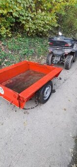 Vlečka za štvorkolku, malotraktor, agzat