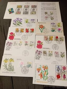 Známky FDC fauna a flora