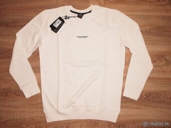 Armani Exchange pánska mikina biela - 1