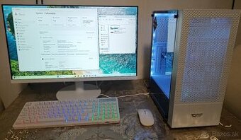 Nové herné PC AMD 12jadro, RTX3050 6GB, wi-fi, bluetooth