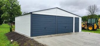 Plechová garáž 9x6 m