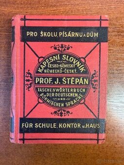 Historický Slovník: Česko-Nemecký a Nemecko-Český r. 1938