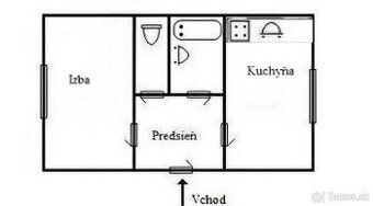 Predám 1 izbový byt