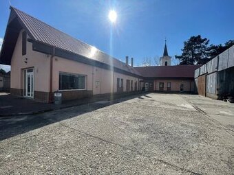 MH264- Na predaj budova a 2 haly vhodné na rôzne využitie