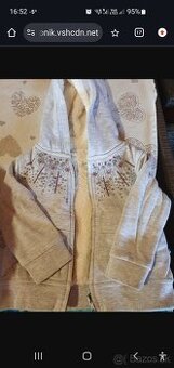 Hunata mikina pre dievca 12-18 m