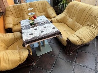 Predám koženú sedačku 3+2+1