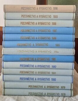Ročníky Poľovníctva a rybárstva zviazané do knihy