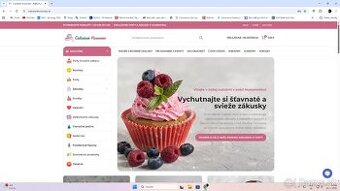 moderný cukrárenský e-shop → vhodné pre cukrárky, pekárky...