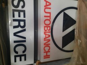 Svetelná  reklama  Dunlop  Motorsport,Autobianchi Service - 1