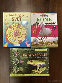 Detské informačné knižky o svete a zvieratkách