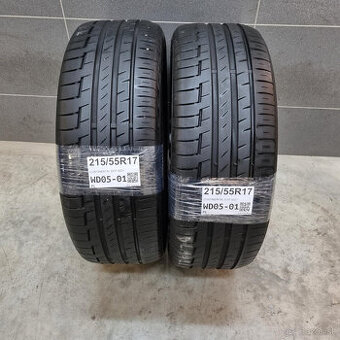 Letné pneumatiky 215/55 R17 CONTINENTAL DOT0221
