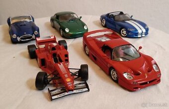 Modely áut 1/24 Burago a iné