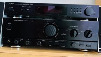 Zosilňovač KENWOOD , FM tuner DENON
