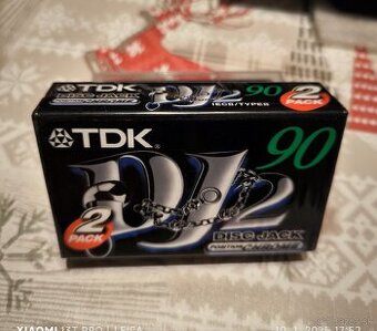 MC kazety Tdk Chrome dvoj pack