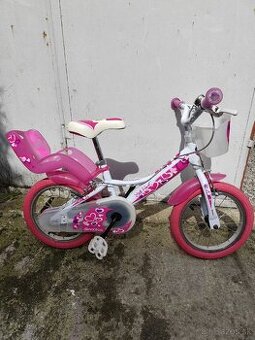 Dievčenský bicykel Dino bike 14"