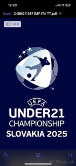 Lístky futbal under21 Taliansko-Španielsko