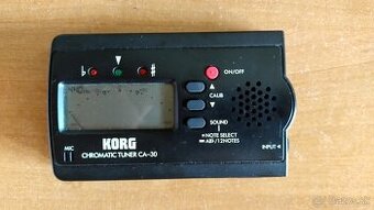 elektronicka ladicka Korg Chromatic Tuner CA-30 s mikrofonom