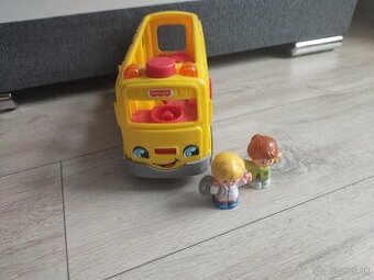 Fisher Price Little People Školský autobus, dve postavičky