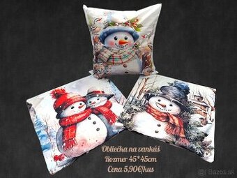Zimné obliečky na vankúše 4545cm