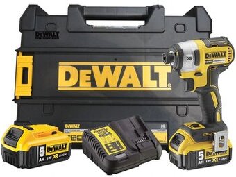rázový uťahovák DeWALT DCF887P2,1/4", 205Nm, 18V, 2x5Ah
