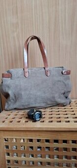 Kabelka č6), brúsenie koža - 1