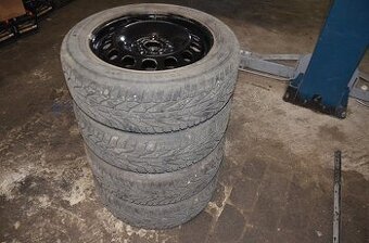 16" plech. disky 5x112 so zimn. pneum. 205/55 R16