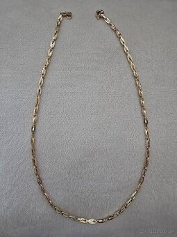 Dizajnová zlatá retiazka ☆ Nová ☆ Pevná ☆ 585 ☆