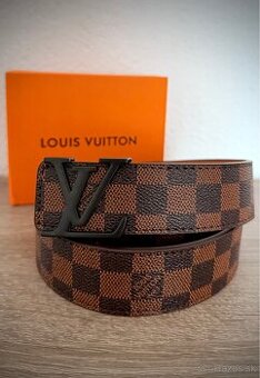 • Louis Vuitton opasok hnedo-čierny •