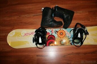 snowboard LAMAR 152 cm , tpánky - 1