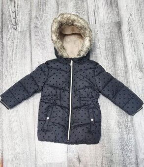 Nová zateplená zimná bunda veľkosť 4-5rokov