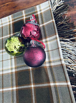 Vianočné sklenené gule