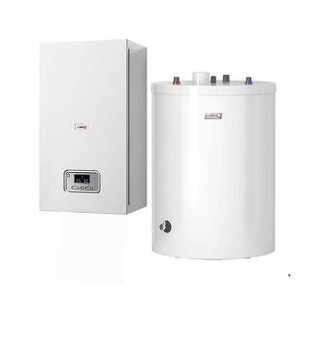Elektrický kotol so zásobníkom a ventilom