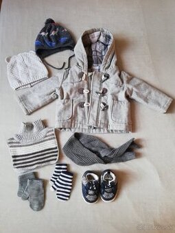 Zimný kabát+ zimné doplnky