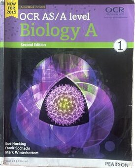 Predám nepoškodenú učebnicu Biológia A  Student Book 1